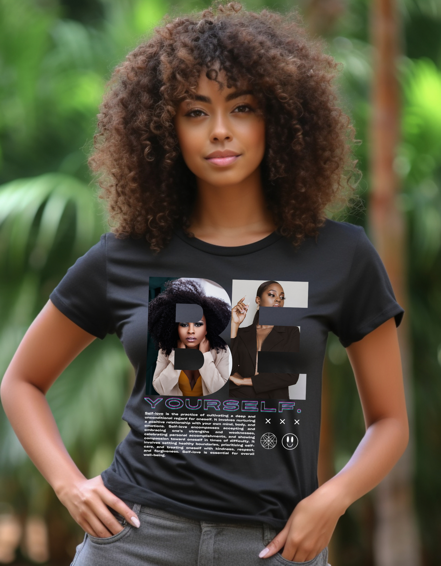 Be Yourself (Your Image Here) Custom T-Shirt