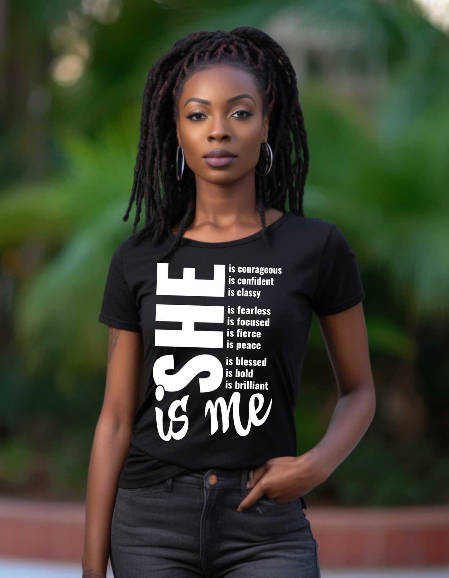 She Is Me Courageous T-Shirts