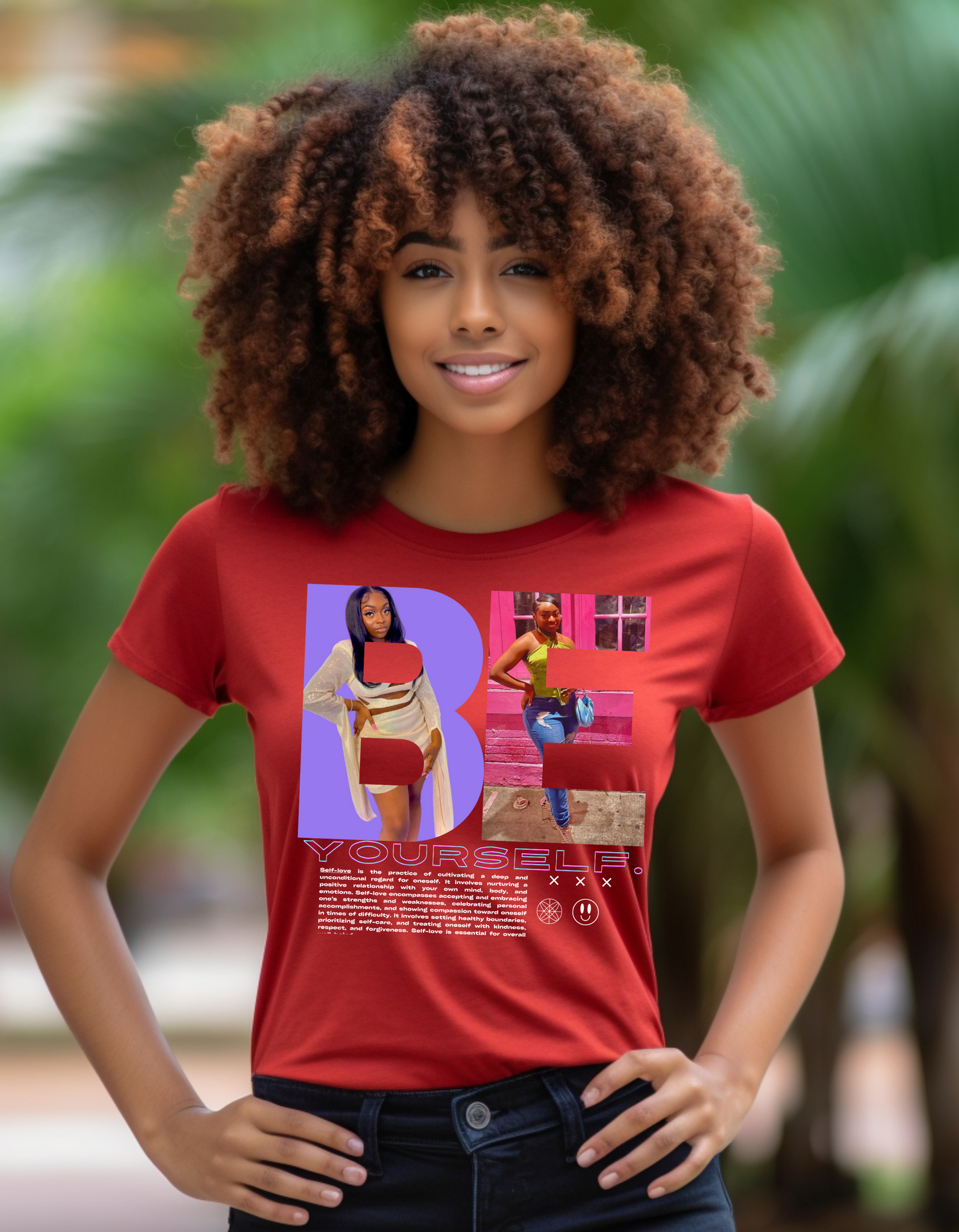 Be Yourself (Your Image Here) Custom T-Shirt