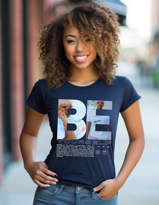 Be Yourself (Your Image Here) Custom T-Shirt